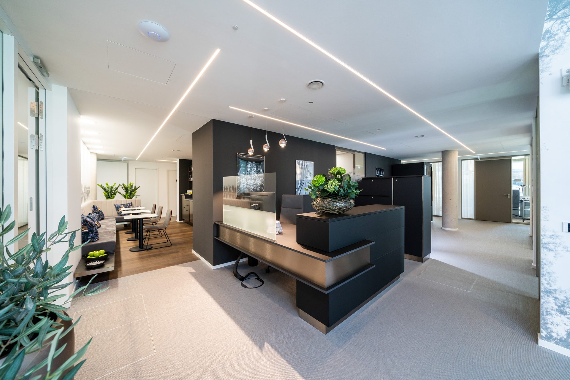 Eingangsbereich acessio Studio Stuttgart
